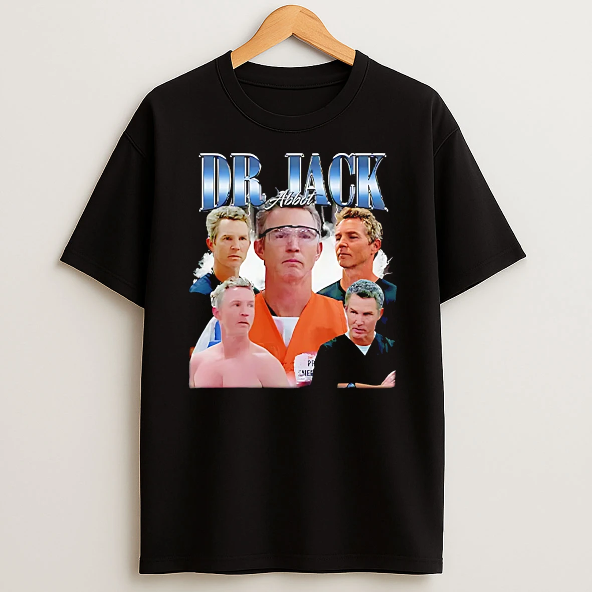Dr Jack Abbot Picture Collage T Shirt