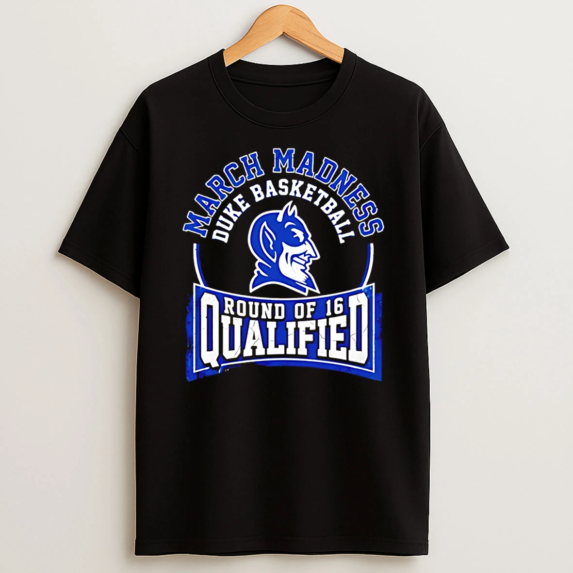 Duke Blue Devils Blue 2026 Ncaa March Madness Sweet 16 Bound Round Of 16 Qualified T Shirt