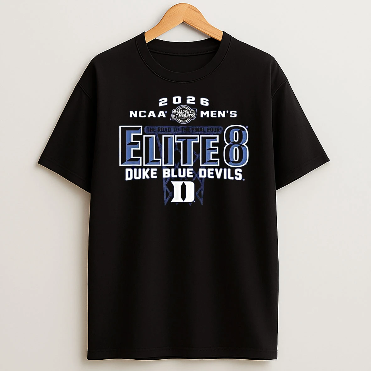 Duke Blue Devils Elite 8 2026 Mens March Madness T Shirt