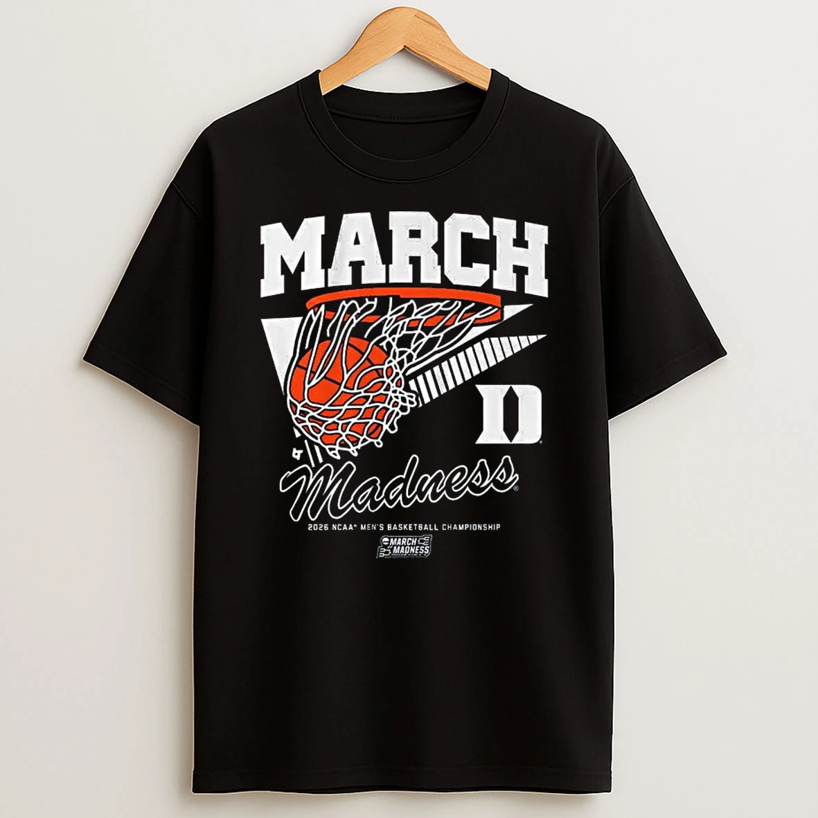 Duke Blue Devils Mbb 2026 March Madness Retro Swoosh T Shirt
