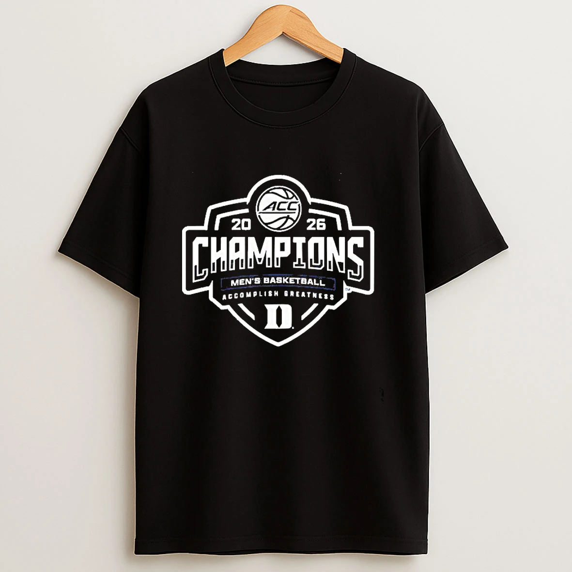 Duke Blue Devils Mens Basketball 2026 Acc Champions Greatness T Shirt