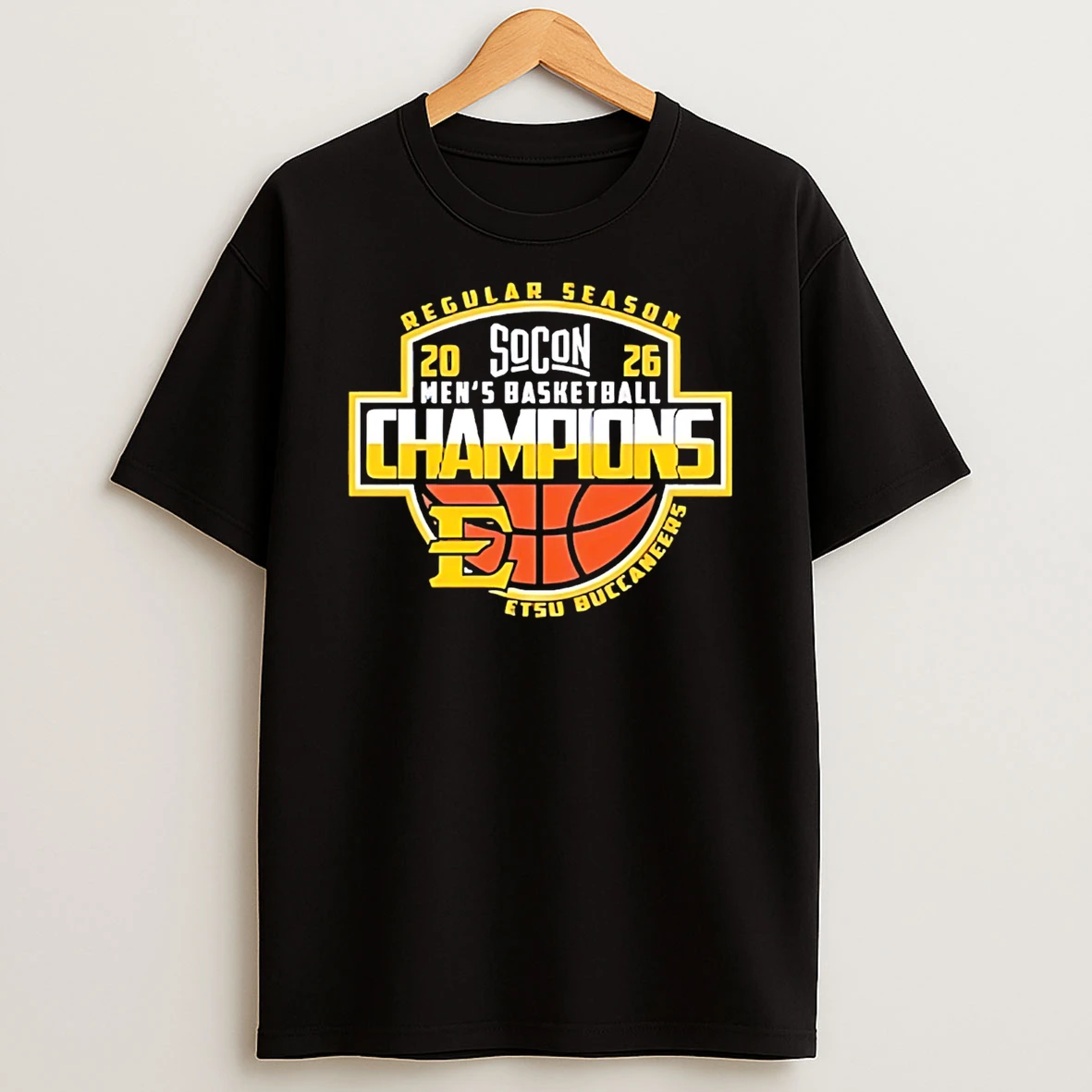 East Tennessee State University Mens Basketball 2026 Regular Season Champions T Shirt