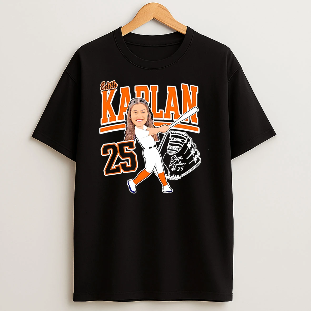 Edith Kaplan Virginia Softball Caricature 2026 T Shirt