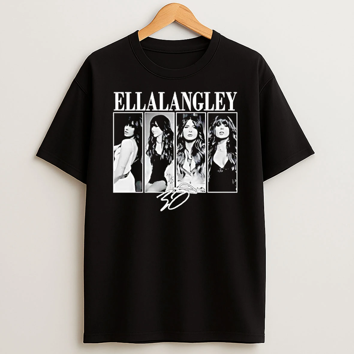 Ella Langley Black And White Aesthetic Singer Portrait T Shirt