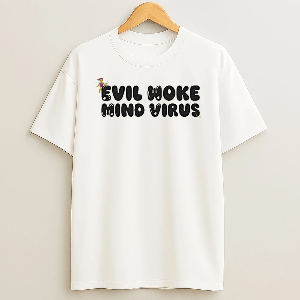Evil Woke Mind Virus T Shirt