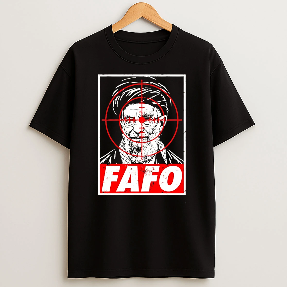 Fafo Ali Khamenei Aim 2026 Graphic T Shirt