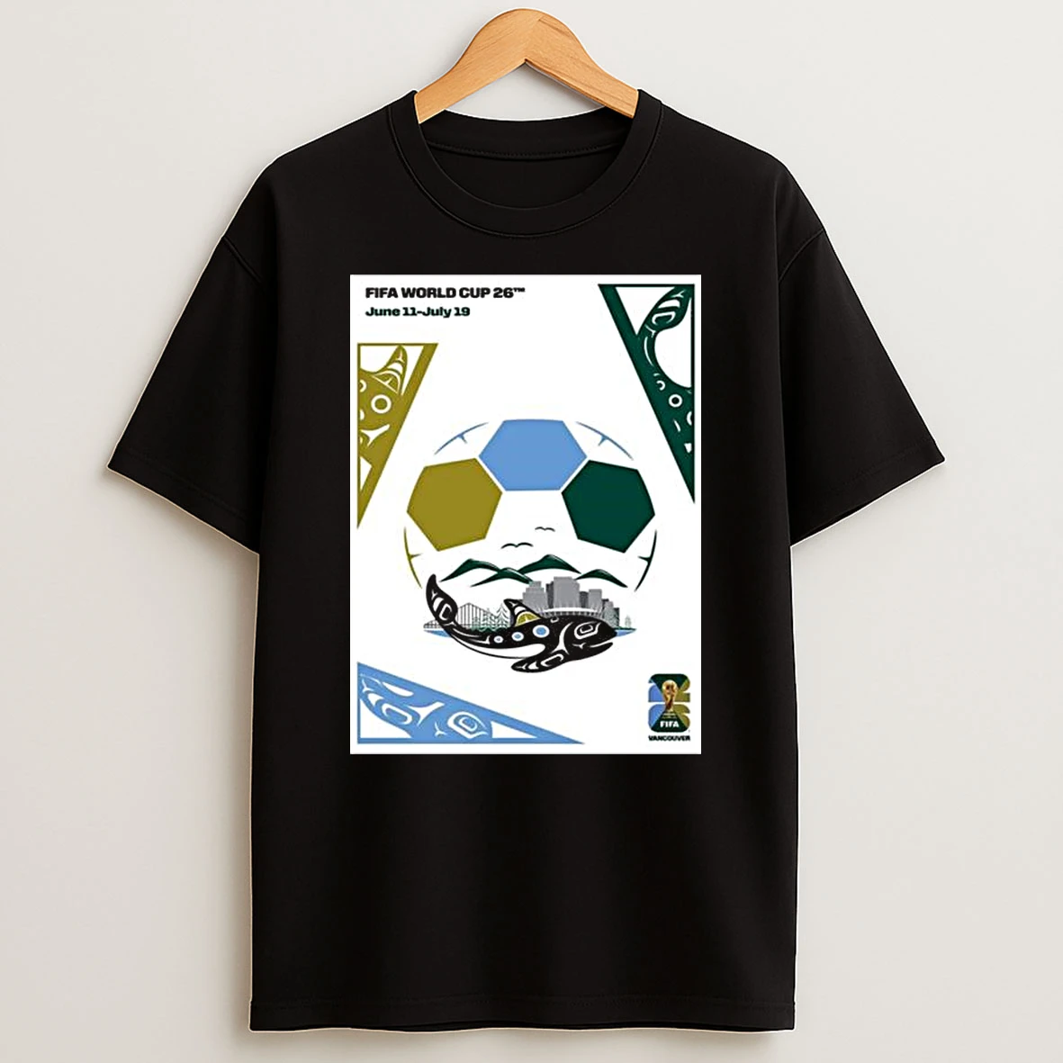 Fifa World Cup Vancouver Host City Artist By Jamin Zuroski On July 11 To July 19 2026 T Shirt