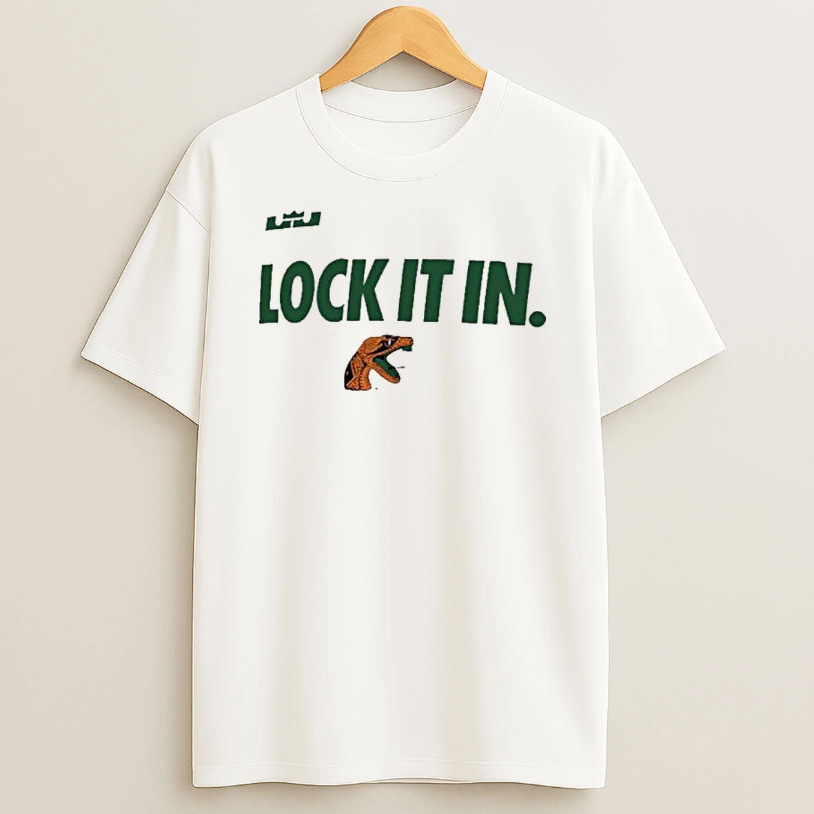 Florida Am Rattlers Lock It In 2026 On Court Bench T Shirt