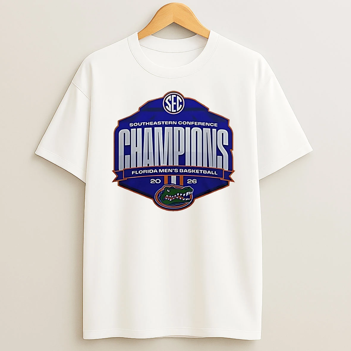 Florida Gators Basketball Southeastern Conference Champions 2026 T Shirt
