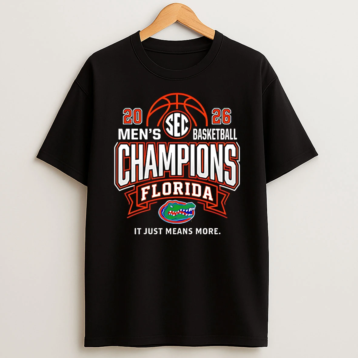 Florida Gators Mens Basketball Sec Champs 2026 Season T Shirt