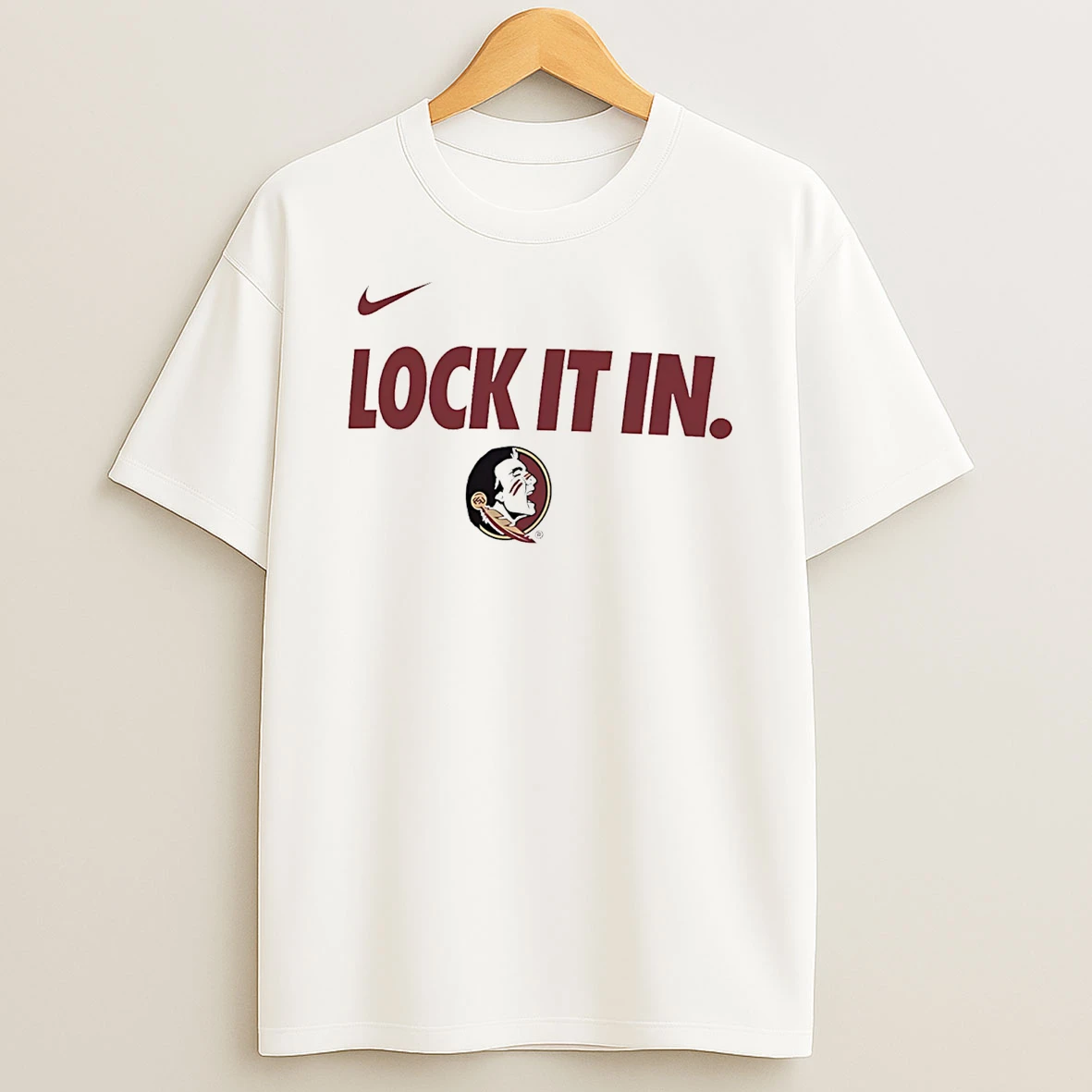 Florida State Seminoles Lock It In Logo T Shirt