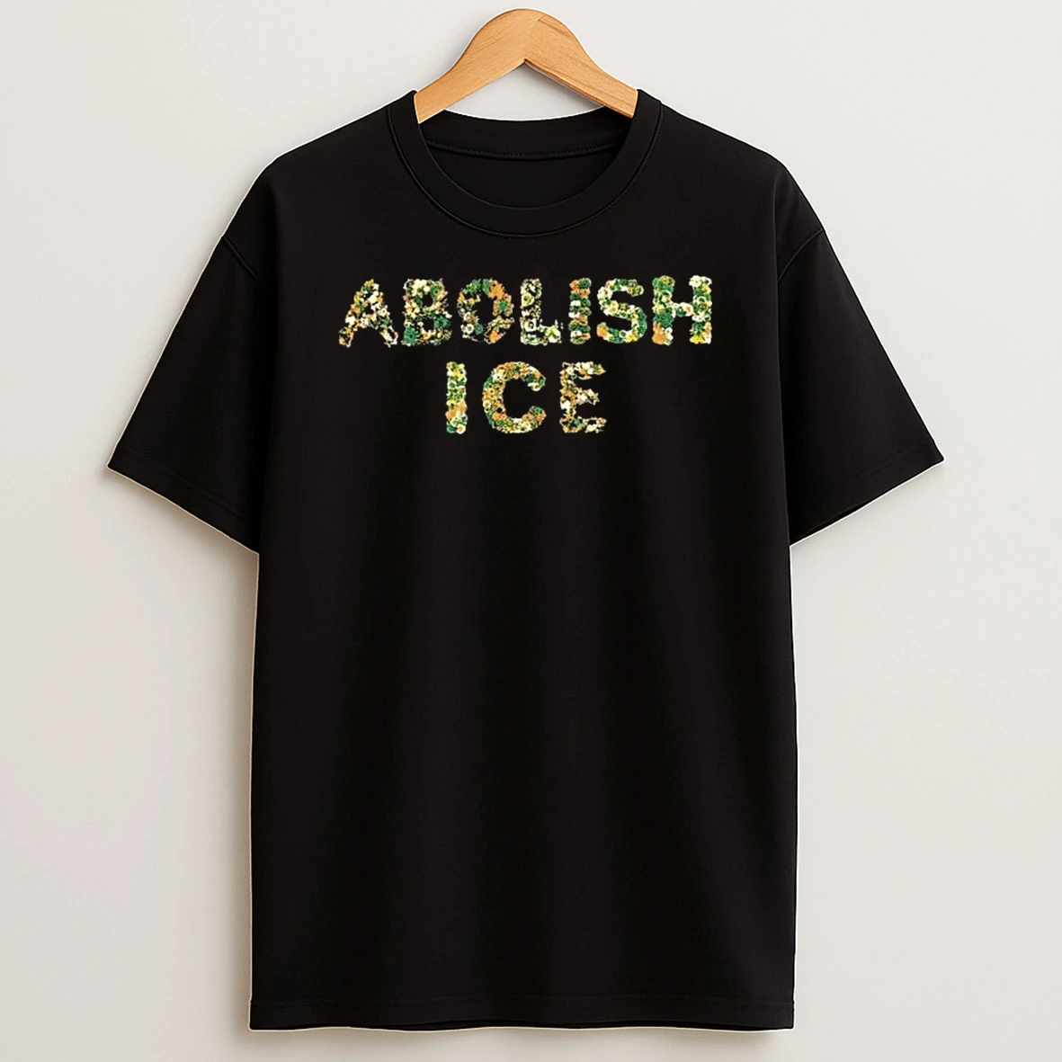 Flowers Stay Together X Abolish Ice T Shirt