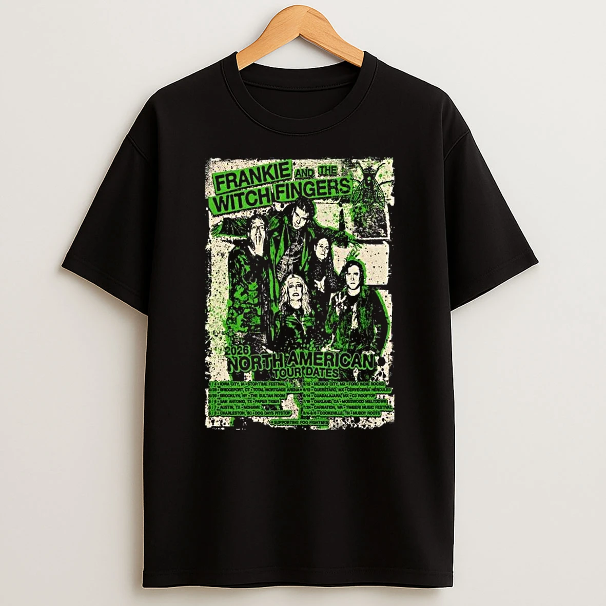 Frankie And The Witch Fingers North American Tour 2026 T Shirt