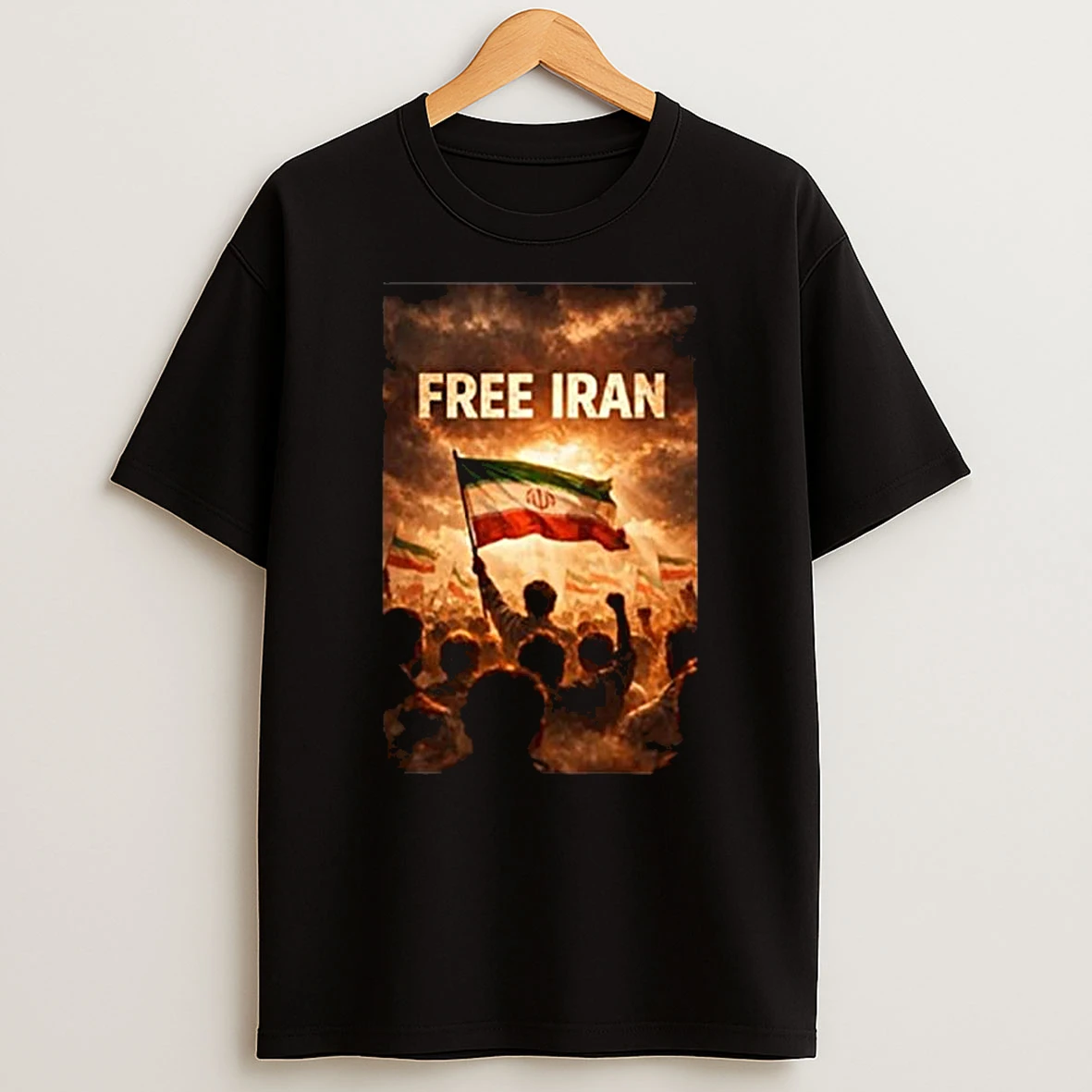 Free Iran Flag T Shirt