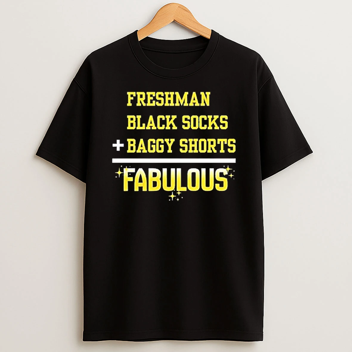 Freshman Black Socks Baggy Shorts Fabulous T Shirt