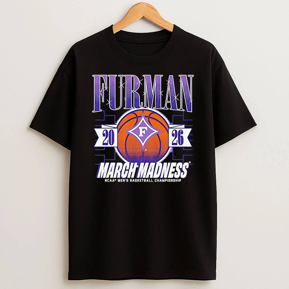 Furman Paladins Mbb 2026 March Madness Logo T Shirt