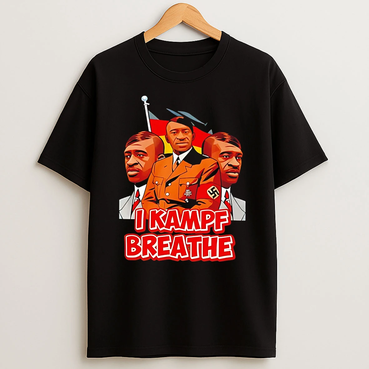 George Floyd Hitler I Kampf Breathe Funny T Shirt