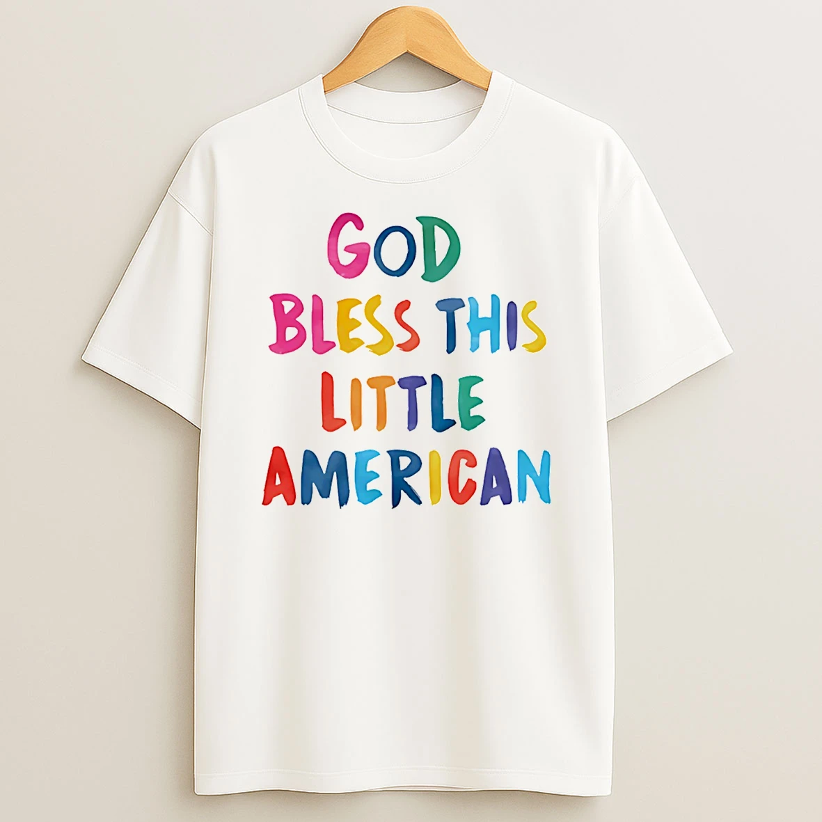 God Bless This Little American T Shirt