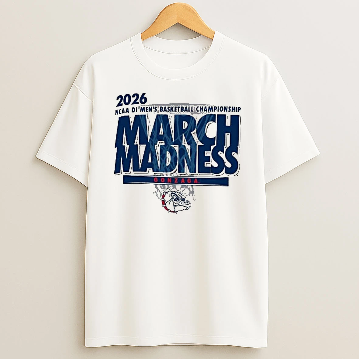 Gonzaga Bulldogs 2026 Ncaa Di Mens Basketball Championship March Madness T Shirt