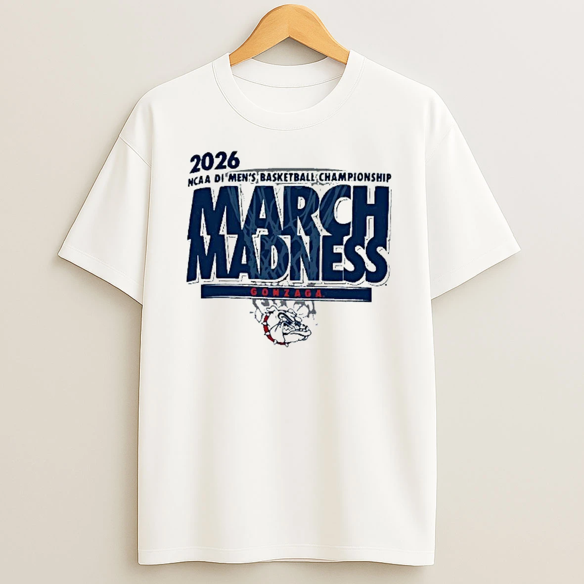 Gonzaga Bulldogs March Madness 2026 Ncaa Di Mens Basketball Championship T Shirt
