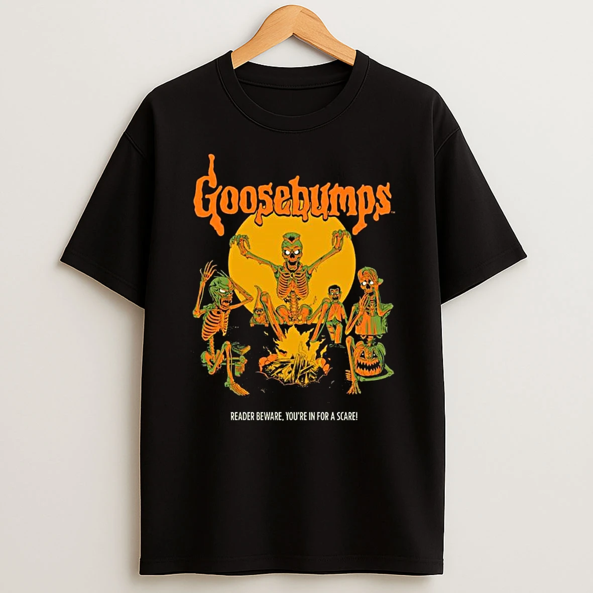Goosebumps Camp Nightmare Reader Beware Youre In For Scare T Shirt