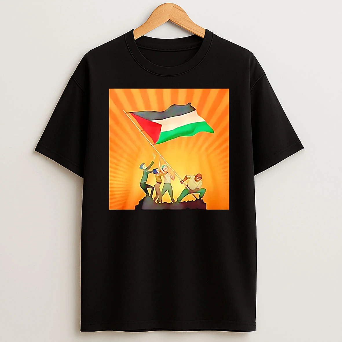 Gorillaz X Together For Palestine T Shirt