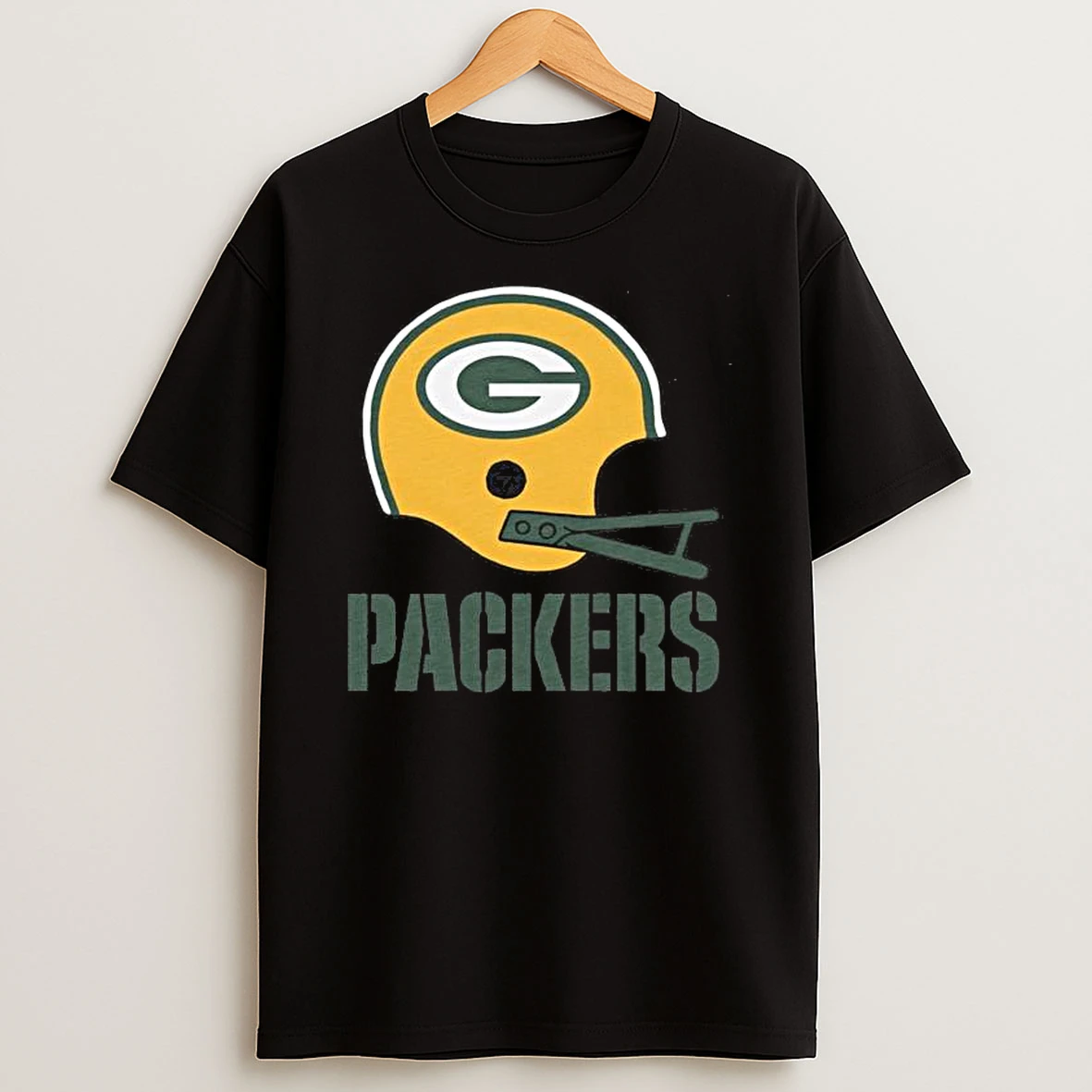 Green Bay Packers Big Helmet T Shirt