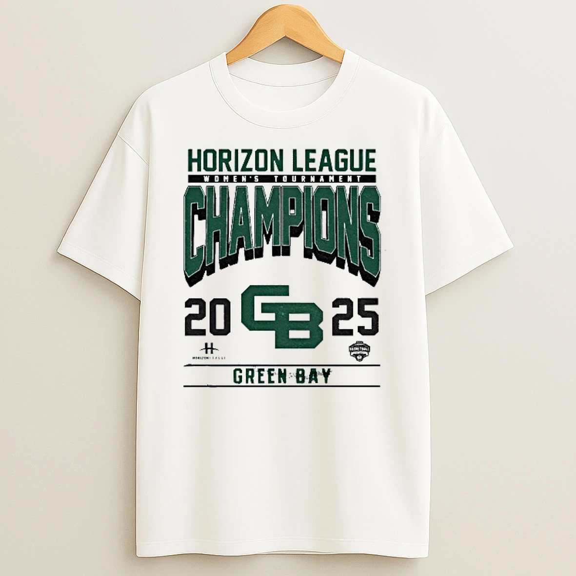 Green Bay Phoenix 2025 Horizon League Womens Tournament Champions T Shirt