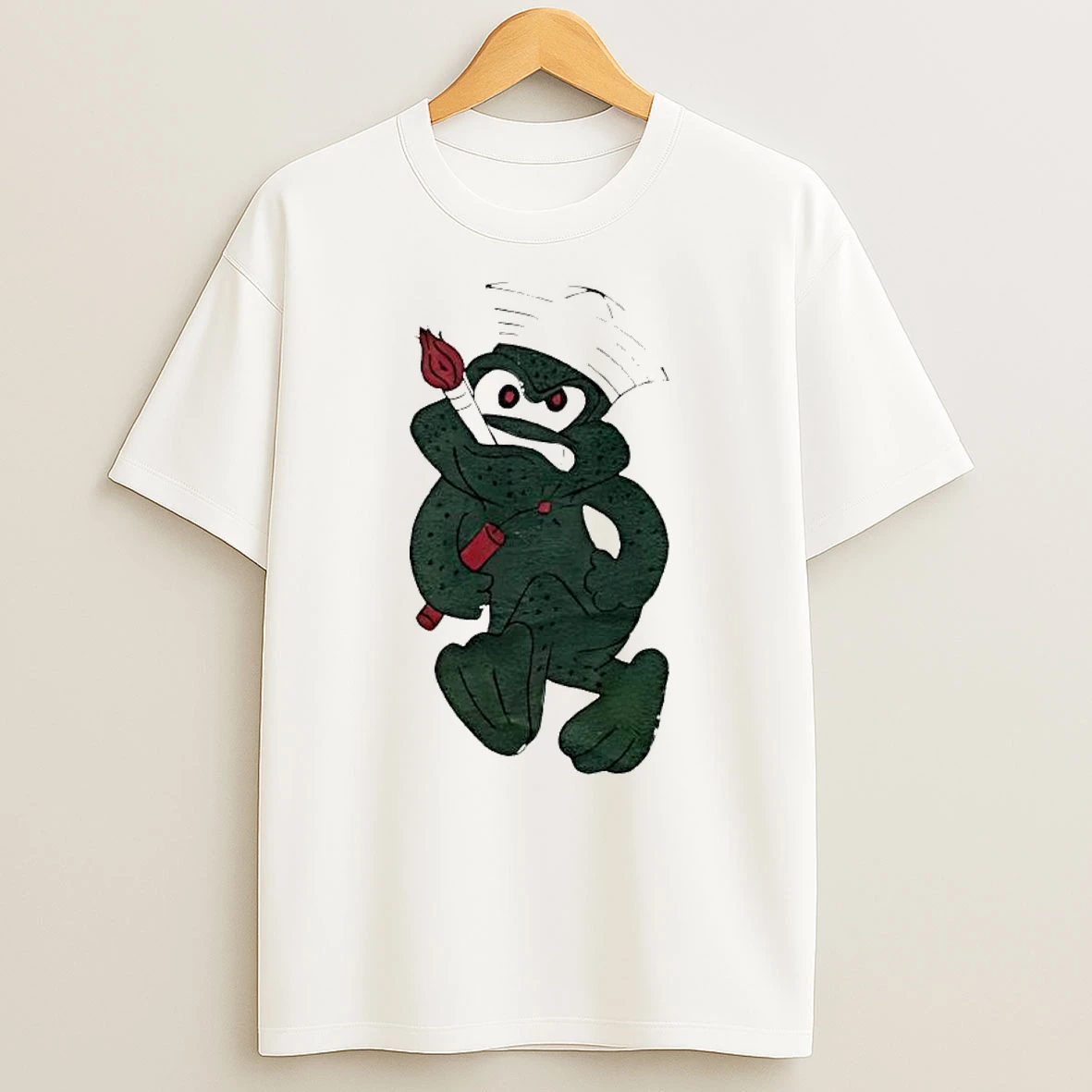 Green Frog Navy Sailor Hat T Shirt