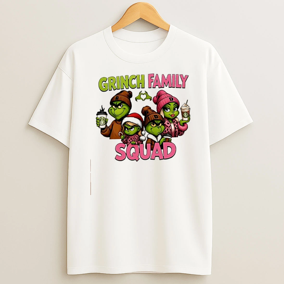 Grinch Family Squad Merry Christmas 2025 T Shirt