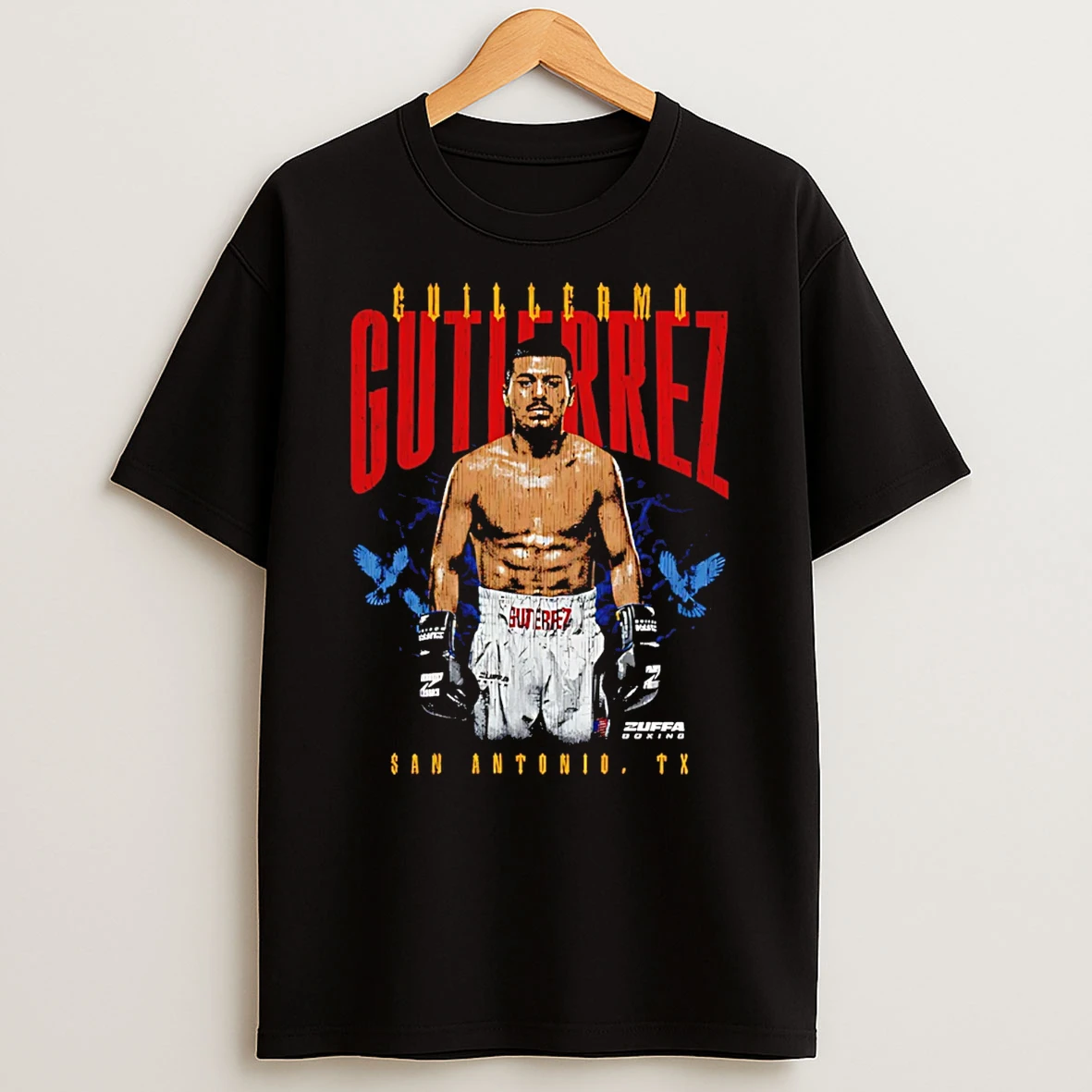 Guillermo Gutierrez Zuffa Boxing Fighter Name Vintage T Shirt