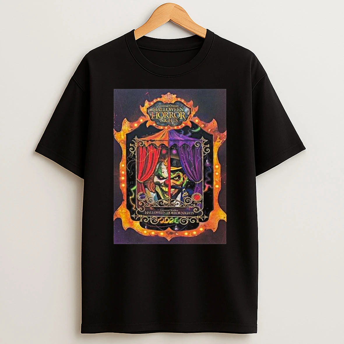 Halloween Horror Nights 2026 Jack The Clown T Shirt