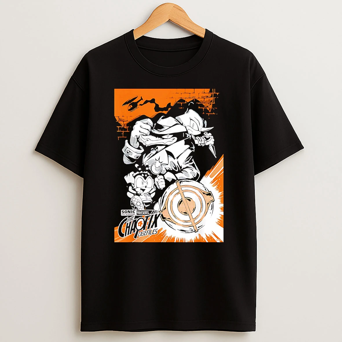 Hedgehog Chaotix Casefiles Main Art T Shirt