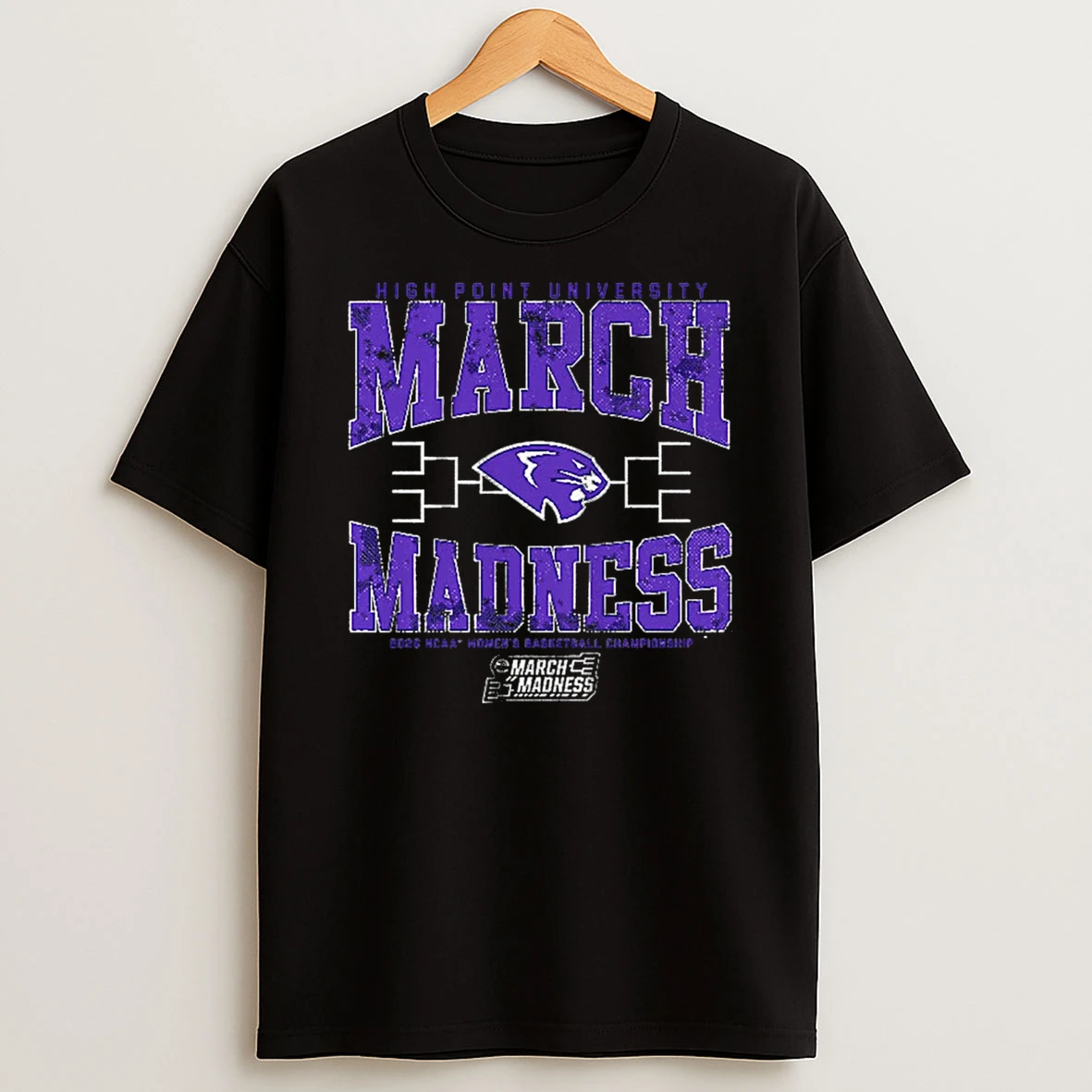 High Point Panthers Wbb 2026 Ncaa March Madness Logo T Shirt