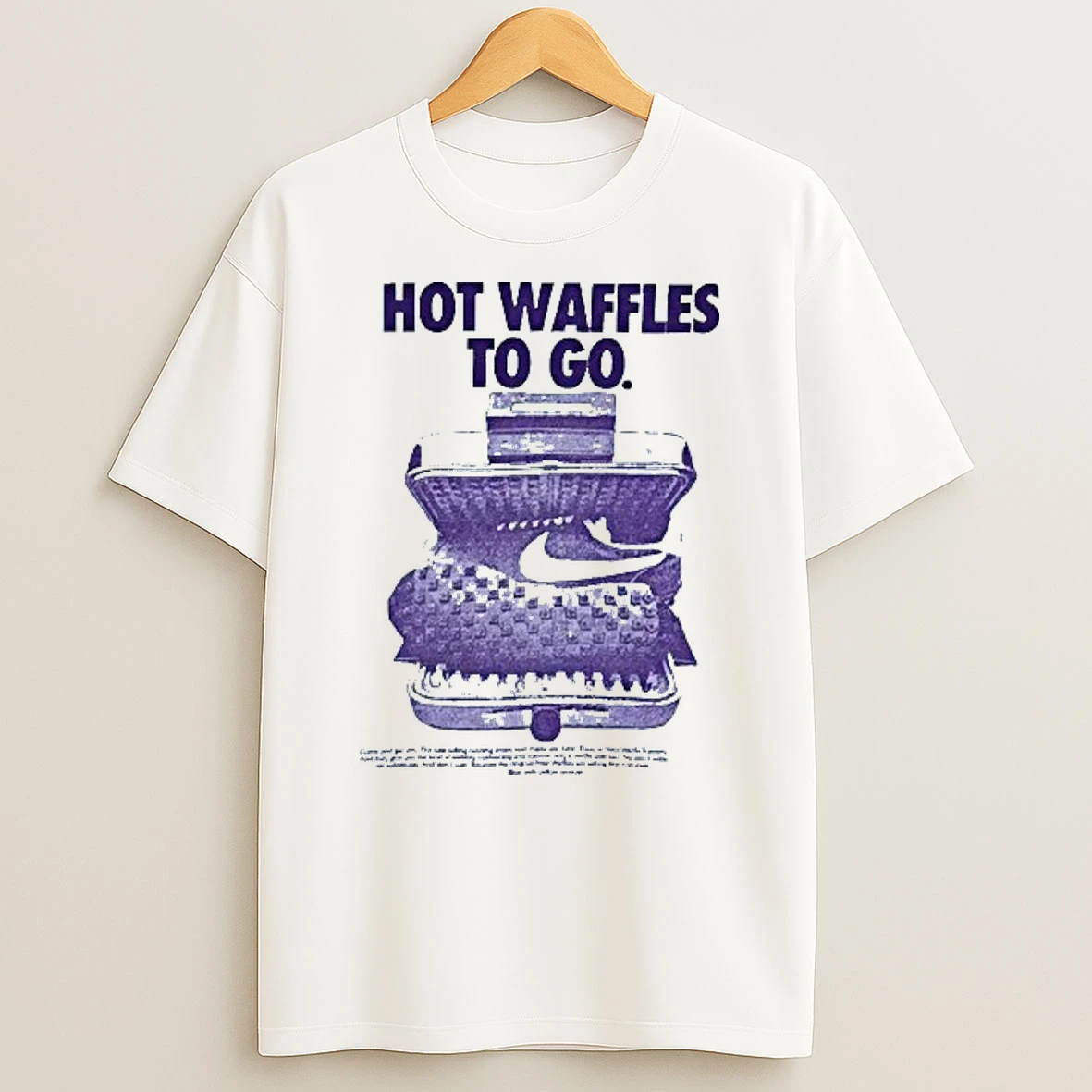 Hot Waffles To Go Vintage T Shirt