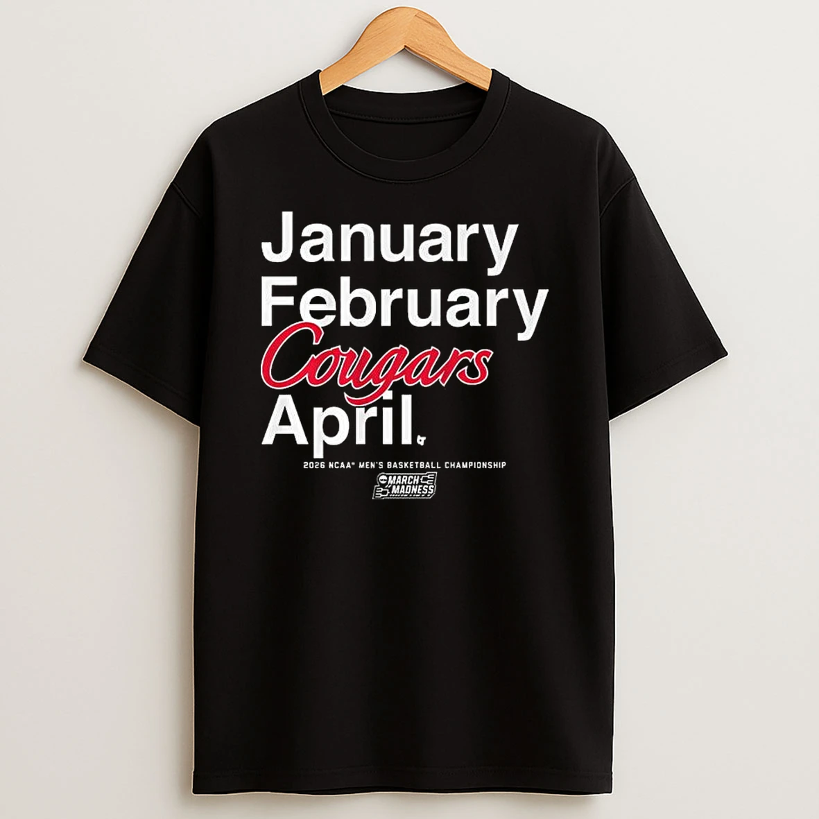 Houston Cougars Mbb 2026 March Madness Month T Shirt