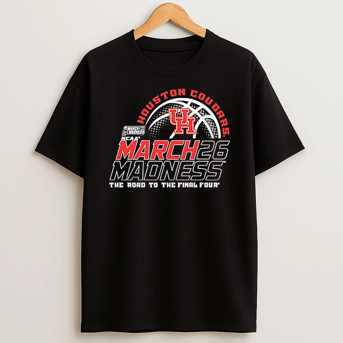 Houston Downtown Mens Basketball 2026 March Madness Bound T Shirt