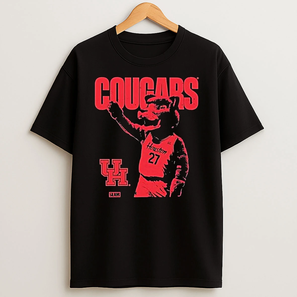 Houston Shasta Mascot Slam T Shirt