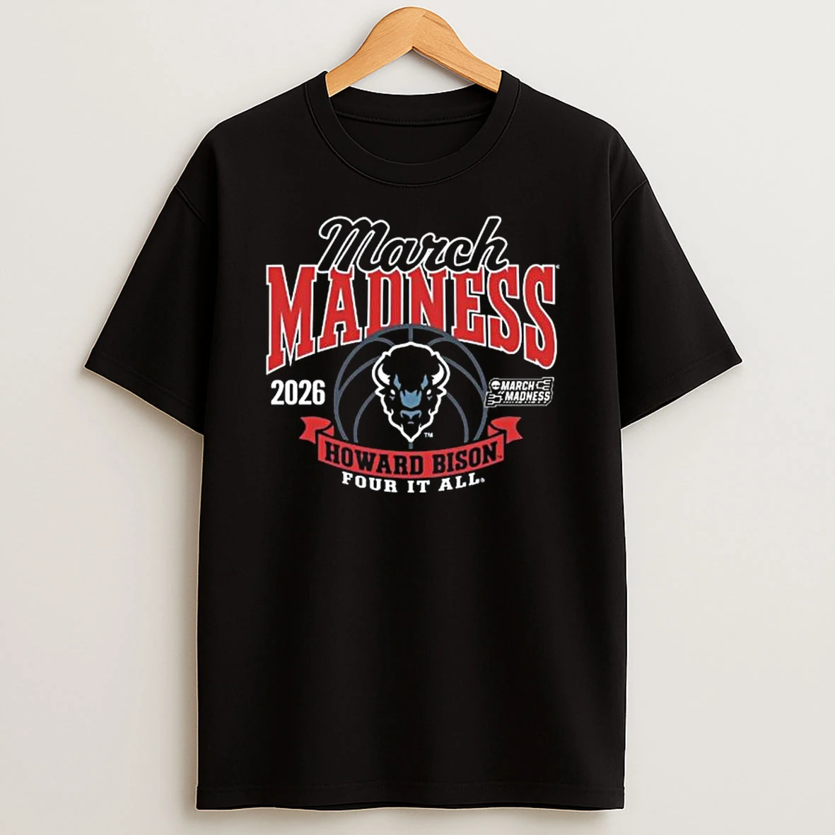 Howard University Womens Basketball 2026 March Madness Bound T Shirt