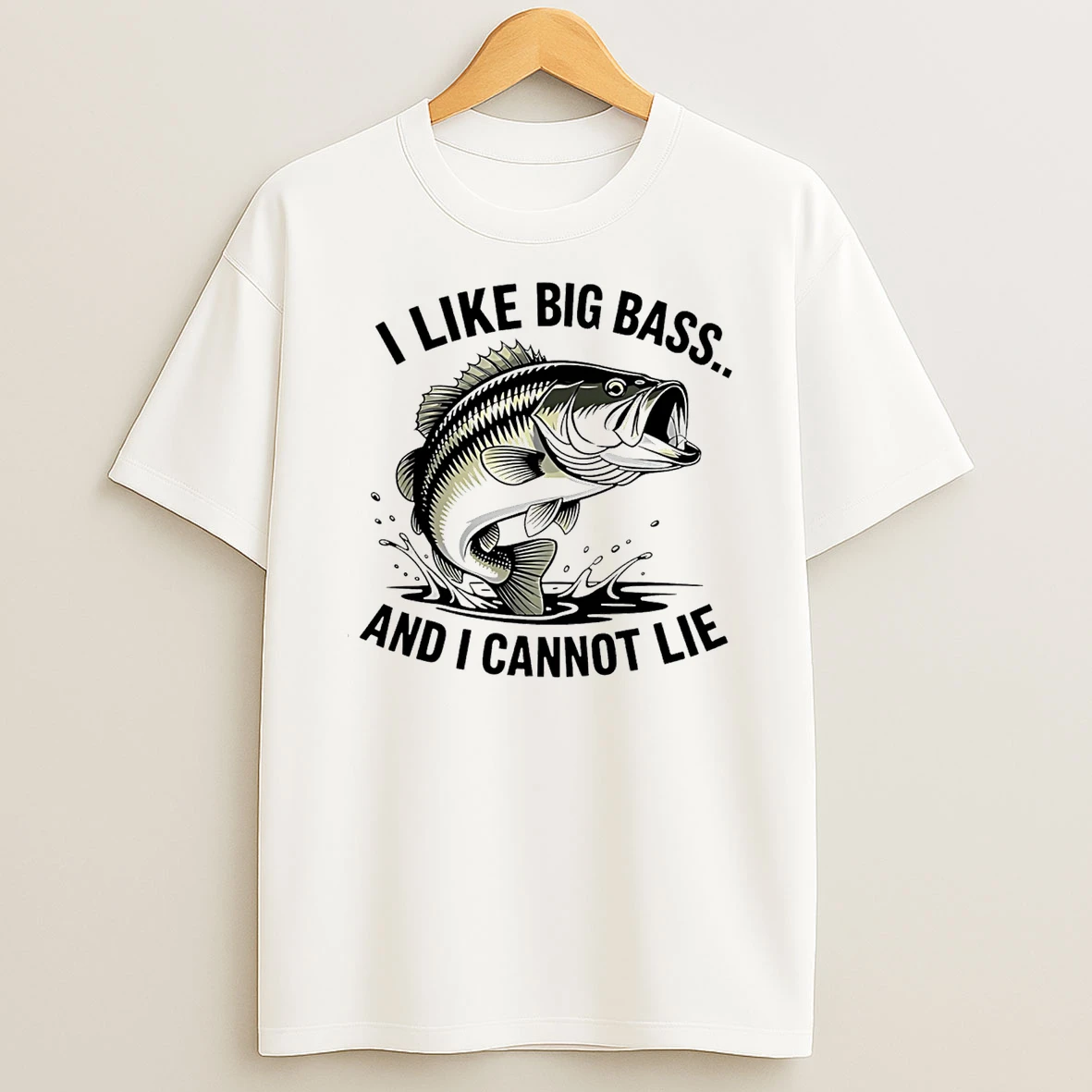 I Like Big Bass And I Cannot Lie Fishing T Shirt