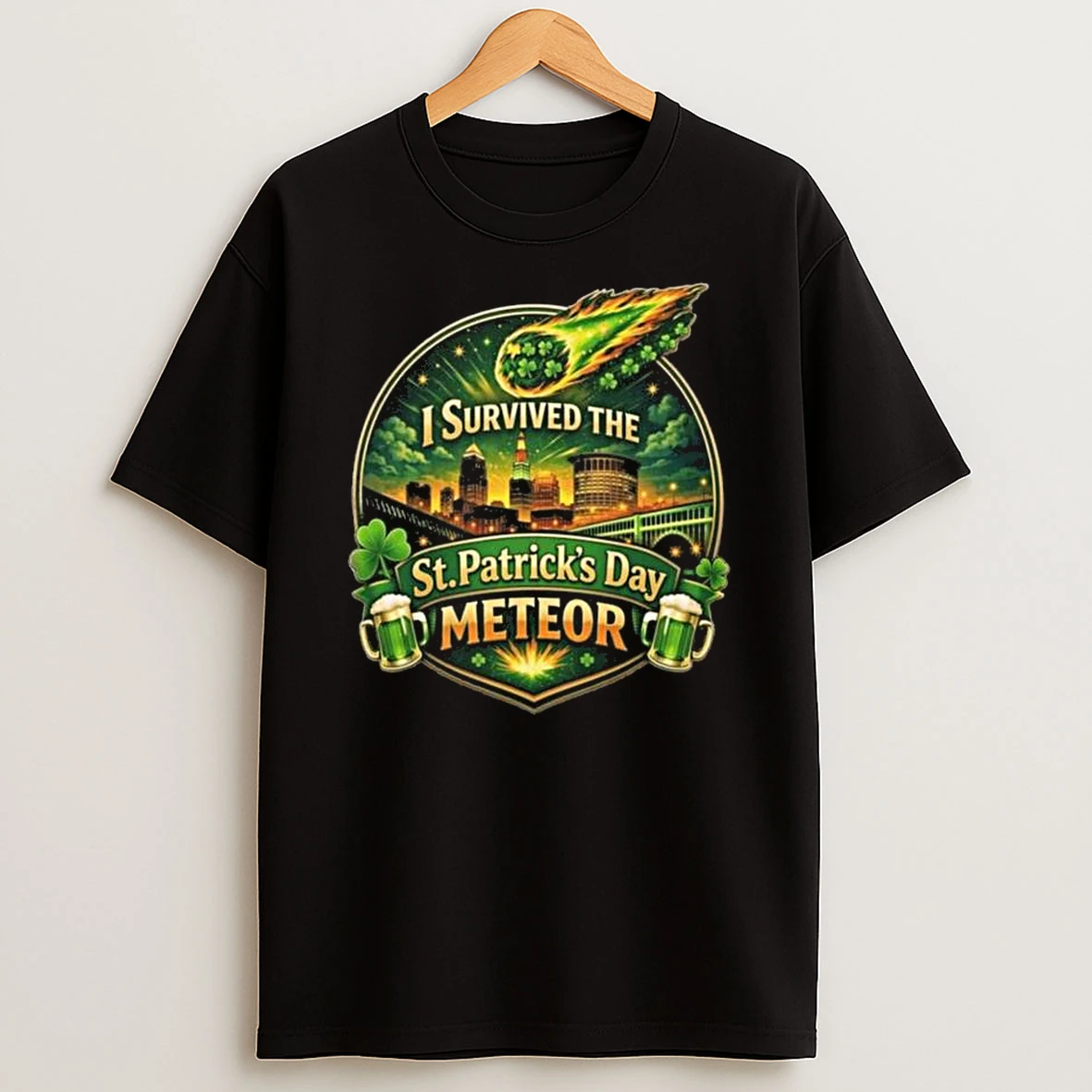 I Survived The St Patricks Day Meteor Ohio 2026 T Shirt
