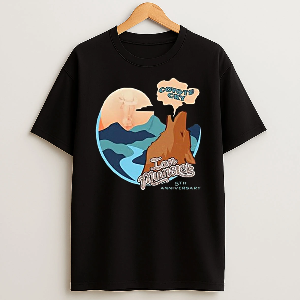 Ian Munsick Coyote Cry 5th Anniversary T Shirt
