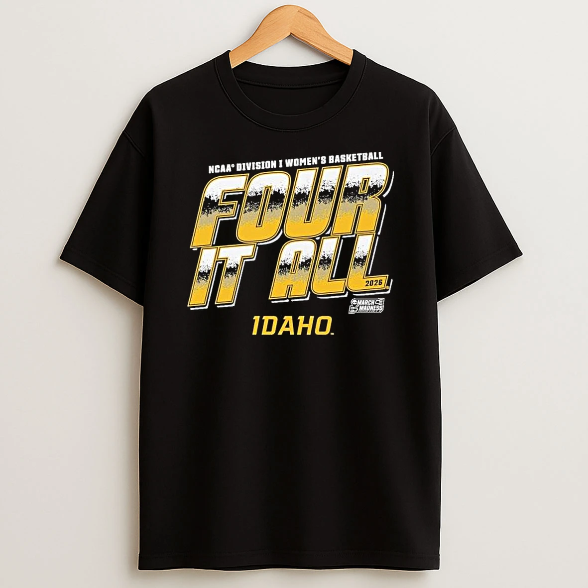 Idaho Vandals 2026 Ncaa Division I Womens Basketball Four It All T Shirt