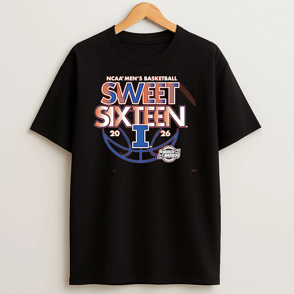 Illini Mens Basketball Sweet 16 March Madness 2026 T Shirt