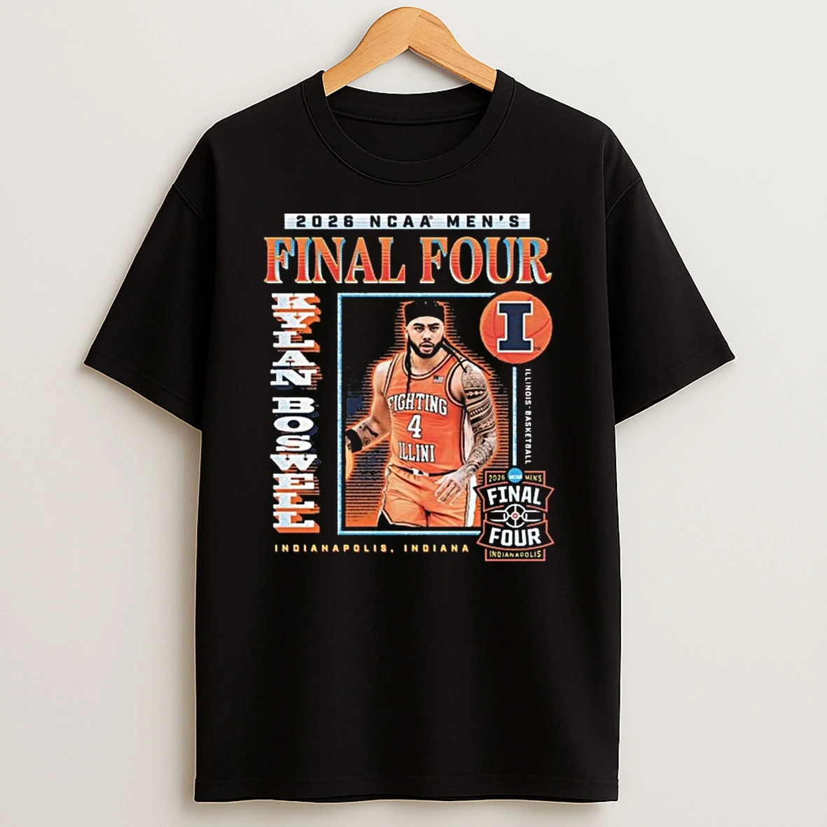 Illinois 2026 Final Four Crew Kylan Boswell T Shirt