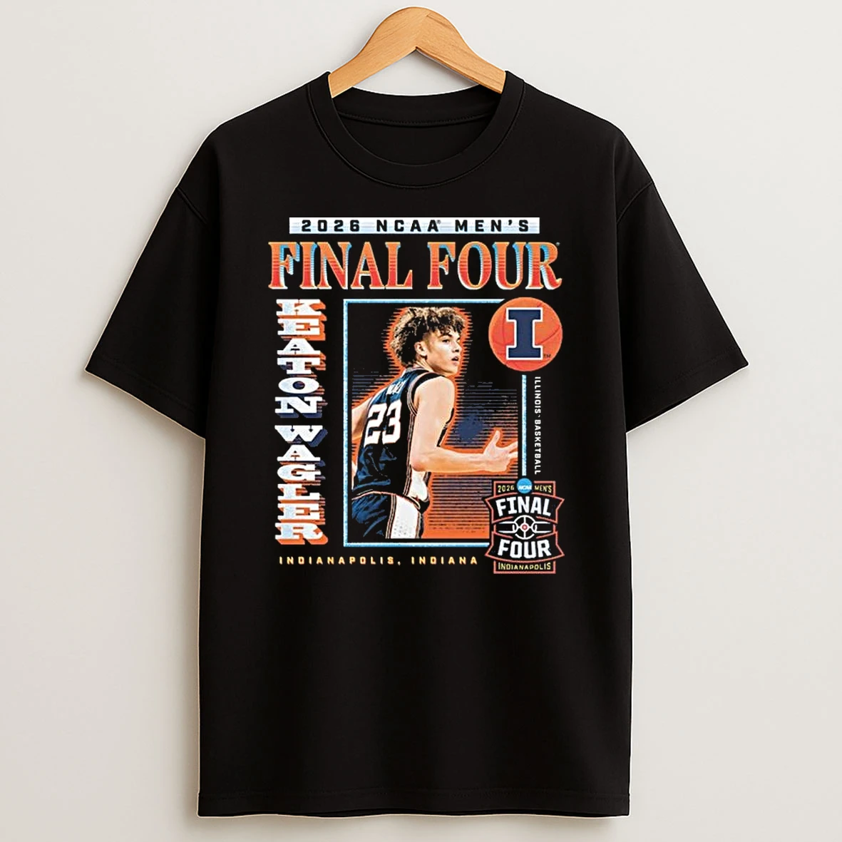 Illinois 2026 Final Four Keaton Wagler T Shirt