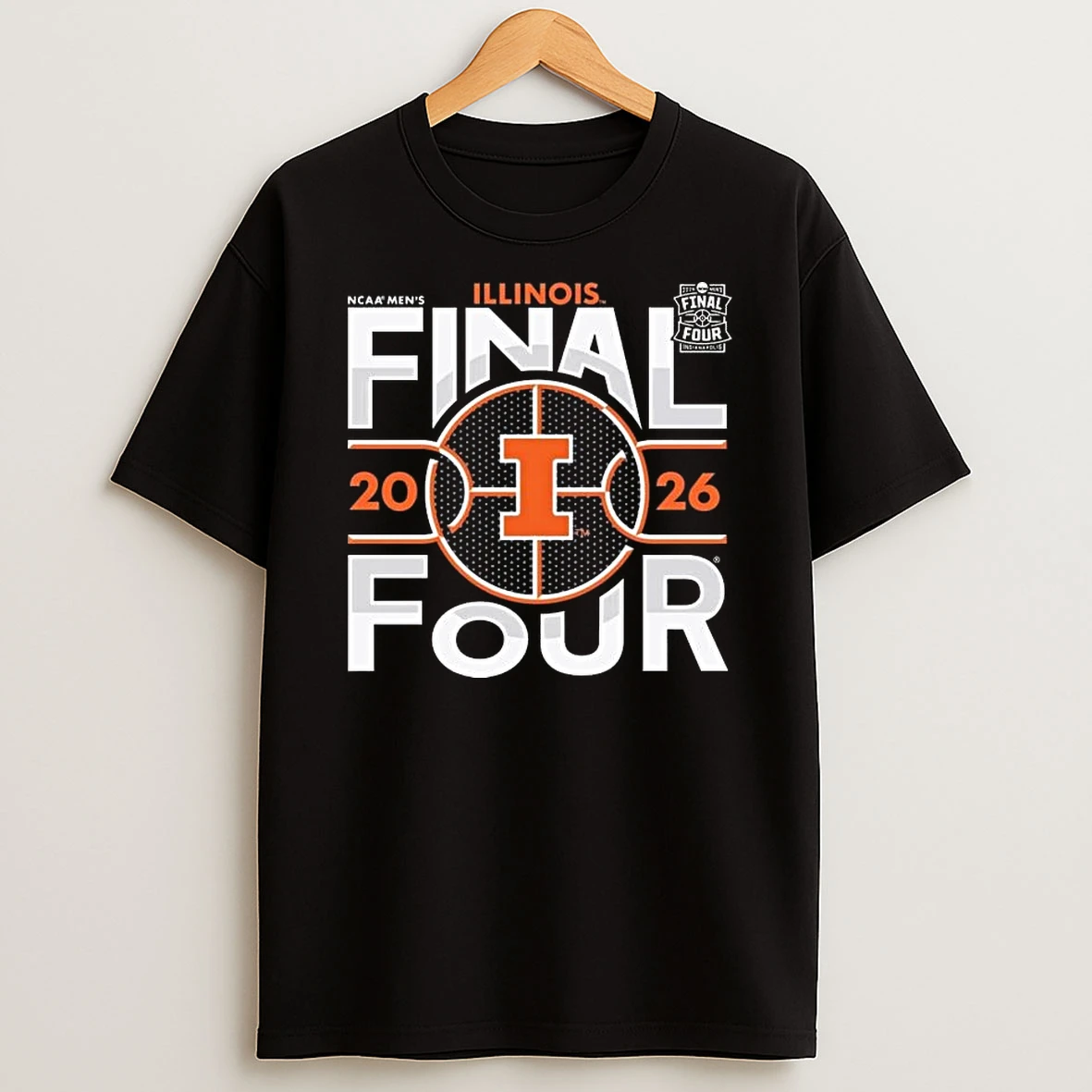 Illinois Basketball 2026 Final Four T Shirt