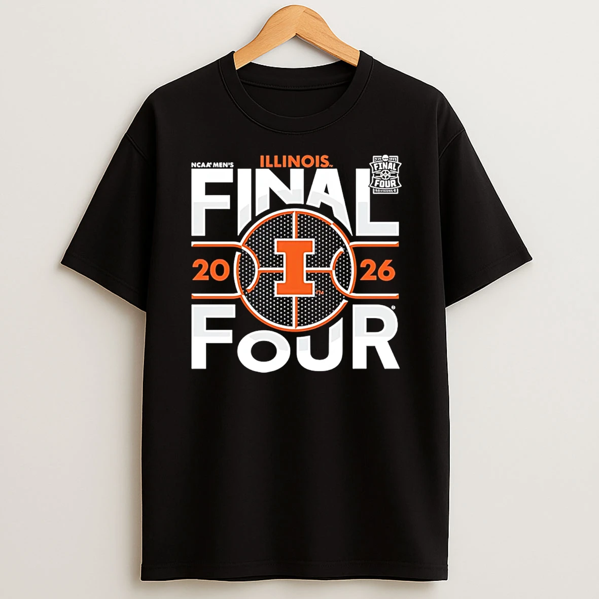 Illinois Basketball 2026 Final Four Stadium T Shirt