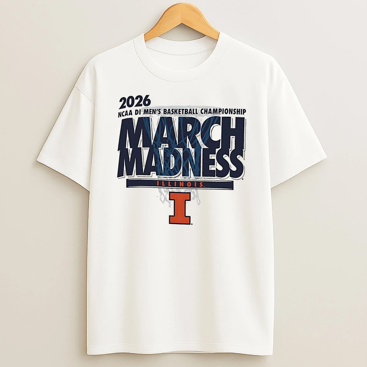 Illinois Basketball 2026 Ncaa Di Mens Basketball Championship March Madness T Shirt