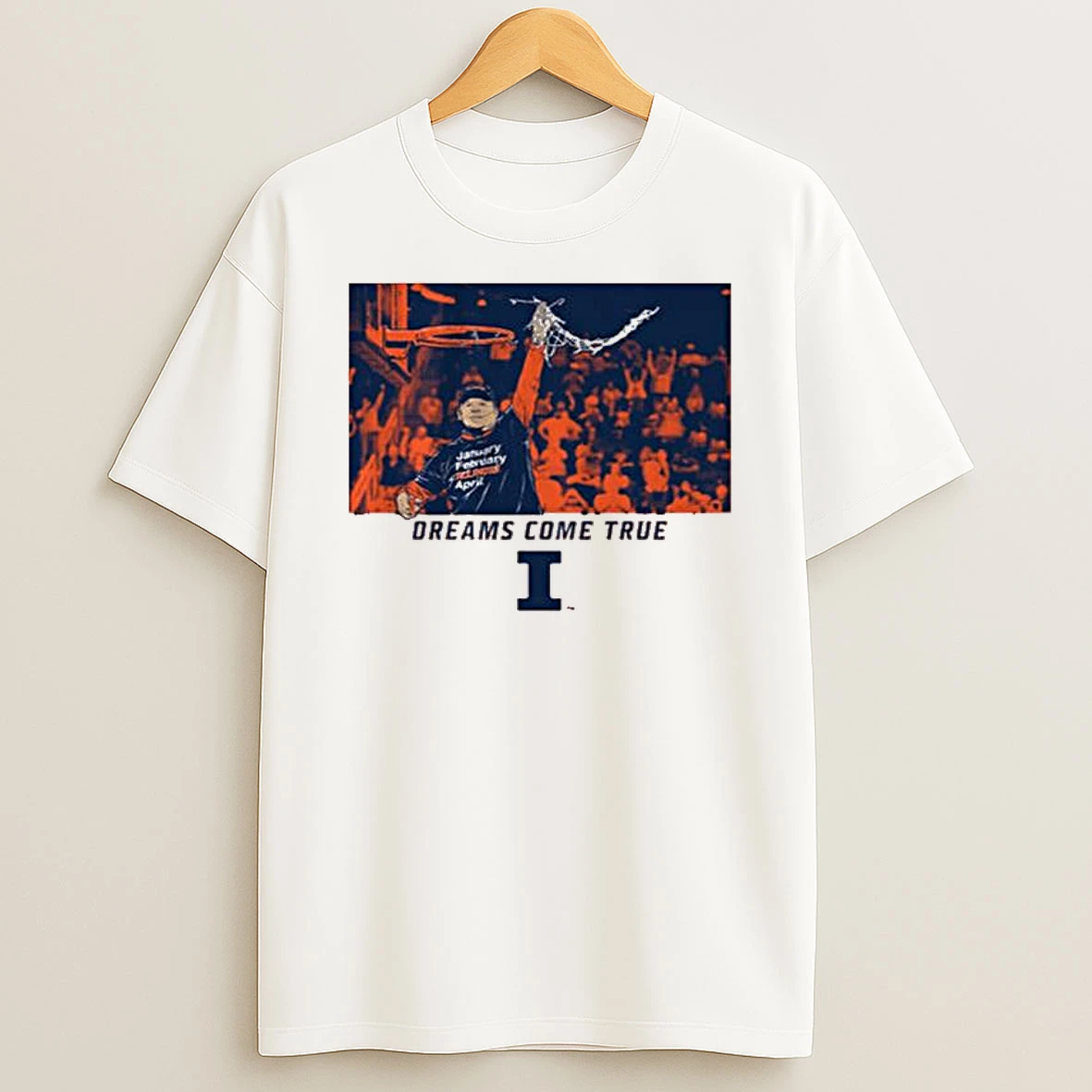 Illinois Basketball Brad Underwood Dreams Come True T Shirt